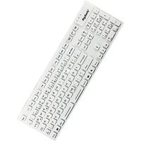 Bild von KeySonic KSK-8030 IN Industrie Silikontastatur eronomisch wasserdicht antimikrobisch resistent gegen alkal... (DE, Kabelgebunden), Tastatur, Schwarz