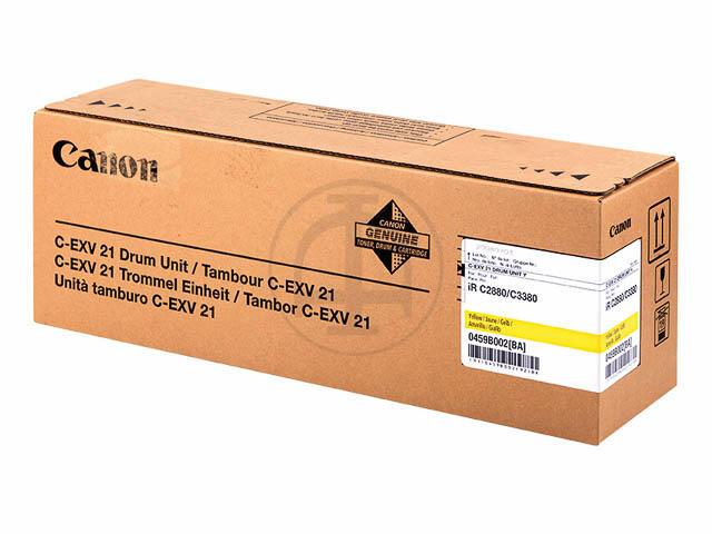 Bild von Canon C-EXV21 - Trommel-Kit - 1 x Gelb - 53000 Seiten - für imageRUNNER C2880, C3380, iR C2880, C3380, iRC 2380, 3380, 3580 (0459B002)