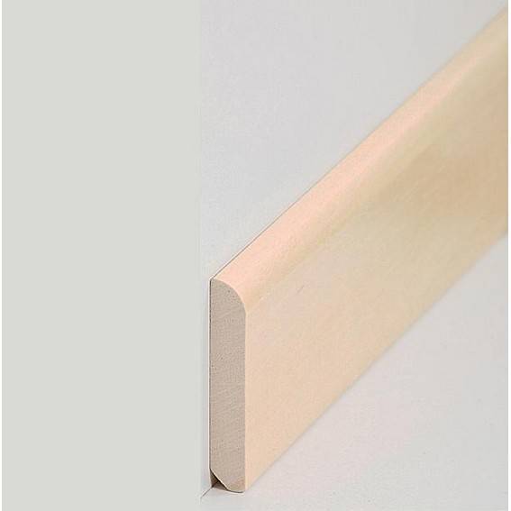 Bild von Sockelleiste "Würzburg" Massivholz 10 x 58 x 2400 mm Abachi natur moderne Fußleiste by PROVISTON
