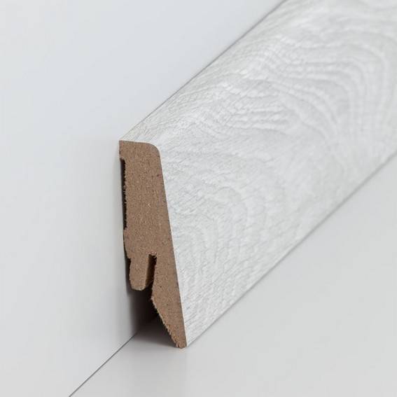 Bild von Sockelleiste "Coburg" MDF 18 x 58 x 2500 mm Euphrat Eiche Modern by PROVISTON