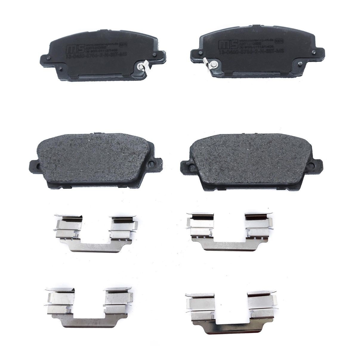 Bild von MASTER-SPORT Bremsbelagsatz Premium Vorderachse 13046057562N-SET-MS Bremsbeläge,Bremsklötze HONDA,CIVIC VIII Hatchback (FN, FK)