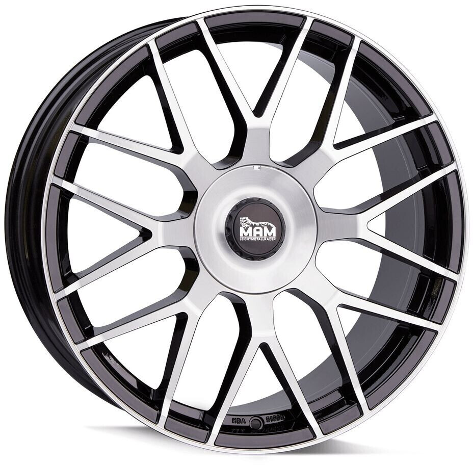 Bild von MAM MAM GT1 black front polished 8.5Jx19 5x100 ET30