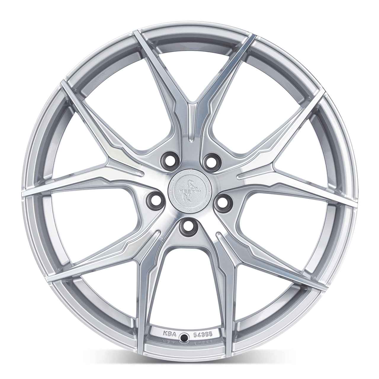 Bild von KESKIN KT19N silver front polished 8.5Jx19 5x112 ET30