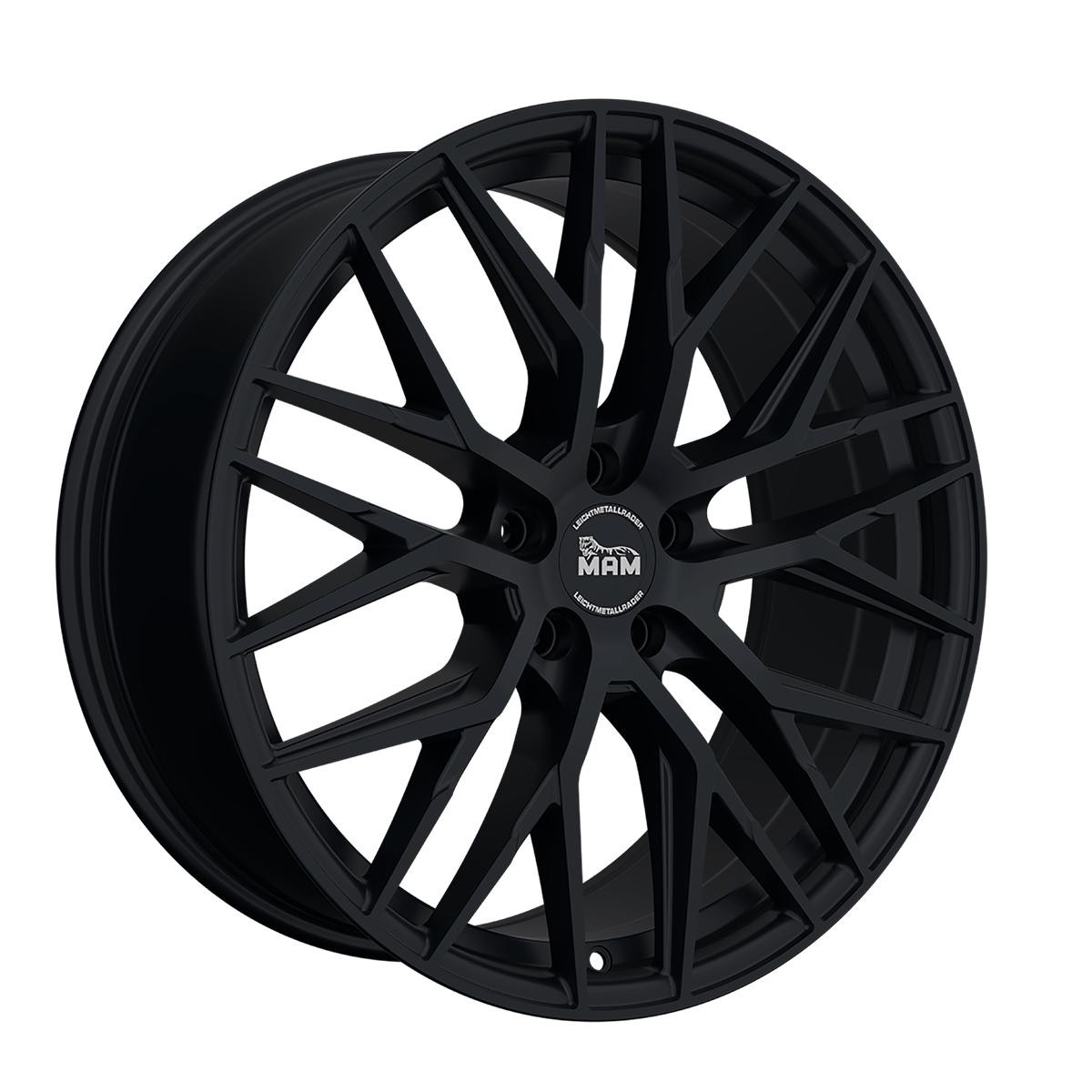Bild von MAM MAM RS4 matt black painted 8.0Jx18 5x108 ET45
