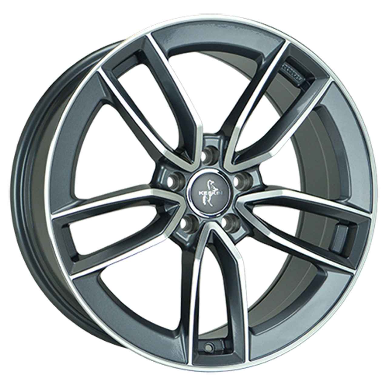 Bild von Keskin Tuning KT21 7.5JX17 5/112 ET30 66.6 PALLADIUM FRONT POLISH Alufelge