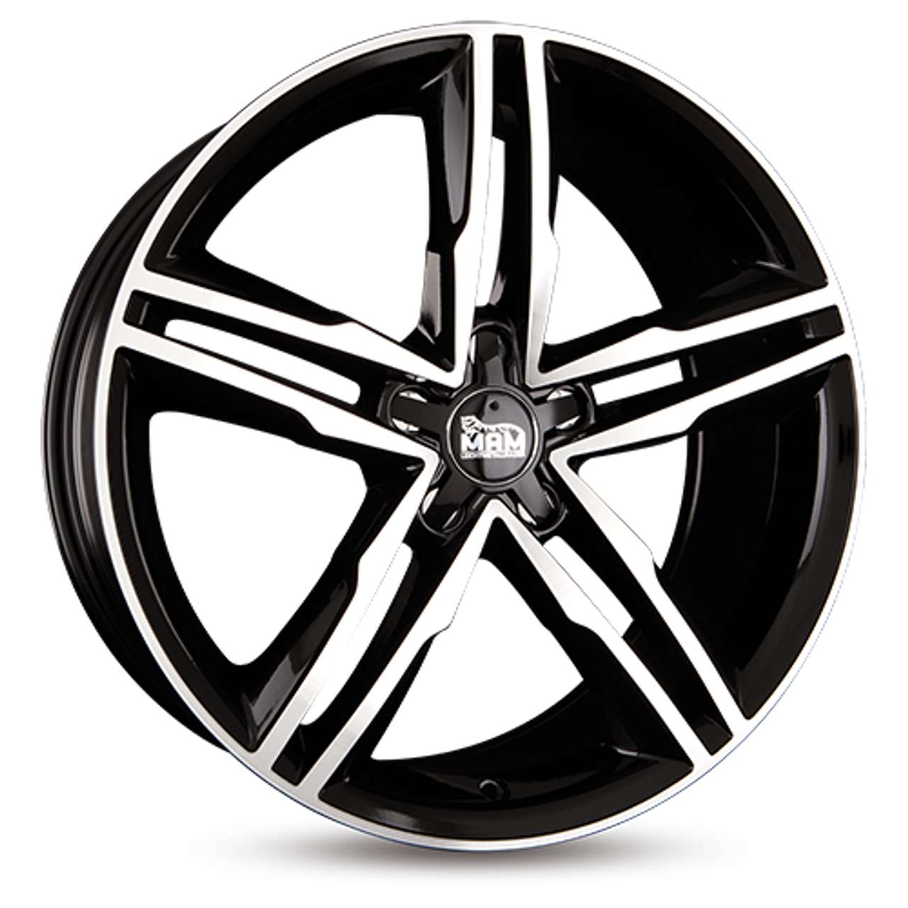 Bild von MAM MAM A1 black front polished 8.0Jx18 5x112 ET44