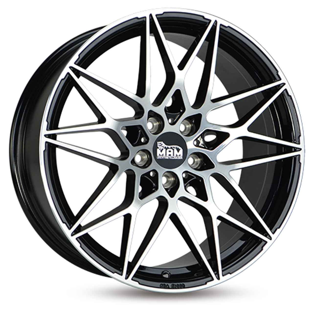 Bild von MAM MAM B2 black front polished 8.0Jx18 5x112 ET30