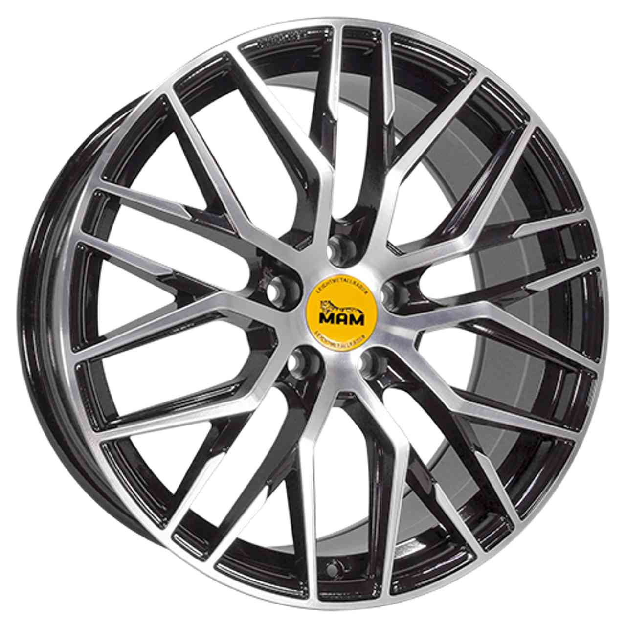 Bild von MAM MAM RS4 black front polished 8.5Jx20 5x108 ET45