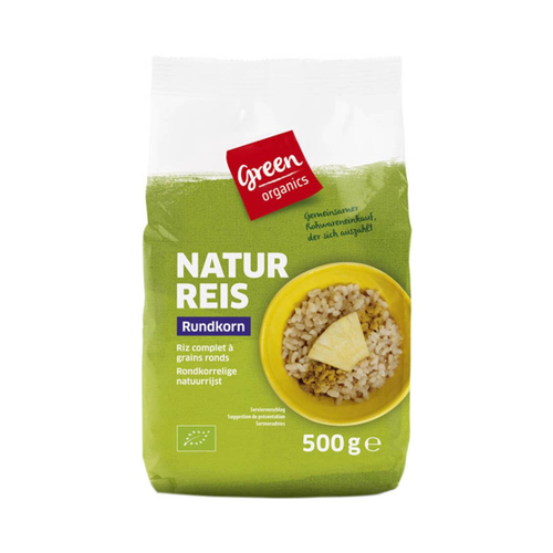 Bild von GREEN Naturreis, Rundkorn 500g – Ein wertvoller Vollwertreis