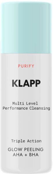 Bild von Klapp Cosmetics Gesichtspeeling Multi Level Performance Cleansing Triple Action Glow Peeling AHA+BHA, Alle Hauttypen