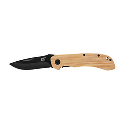 Bild von KH Security Taschenmesser Bambus holz schwarz