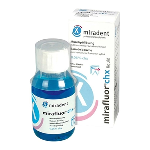 Bild von Miradent MundspÃ¼llÃ¶sung mirafluor Chx 0,06%
