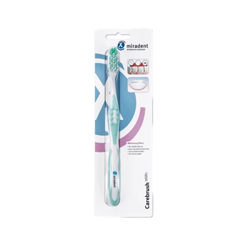 Bild von Miradent Carebrush Zahnbürste weiß-grün 1 St.