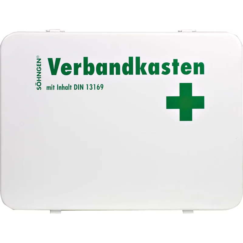 Bild von Söhngen Wandhalterung für Verbandkasten OSLO (Einstellhalterung für Stahlblech Erste-Hilfe Kasten, Farbe weiß)