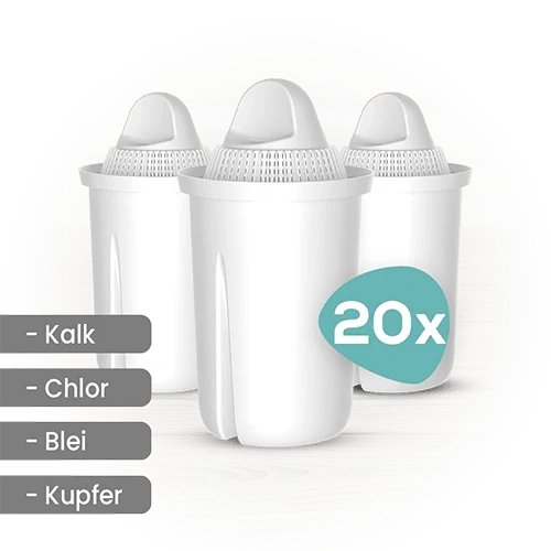 Bild von PearlCo - Universal classic Pack 60 Filterkartuschen - passend zu Brita Classic