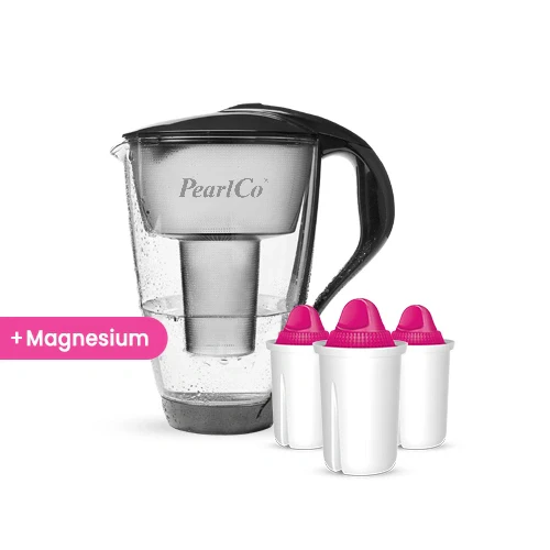 Bild von PearlCo Glas-Wasserfilter inkl. 3 Filterkartuschen