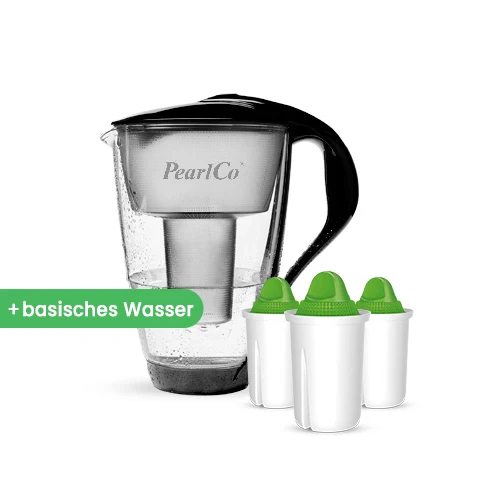 Bild von PearlCo Glas-Wasserfilter inkl. 3 Filterkartuschen
