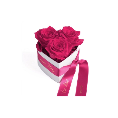 Bild von Kunstblume Mama Geschenk - Rosenbox mit Infinity Rosen