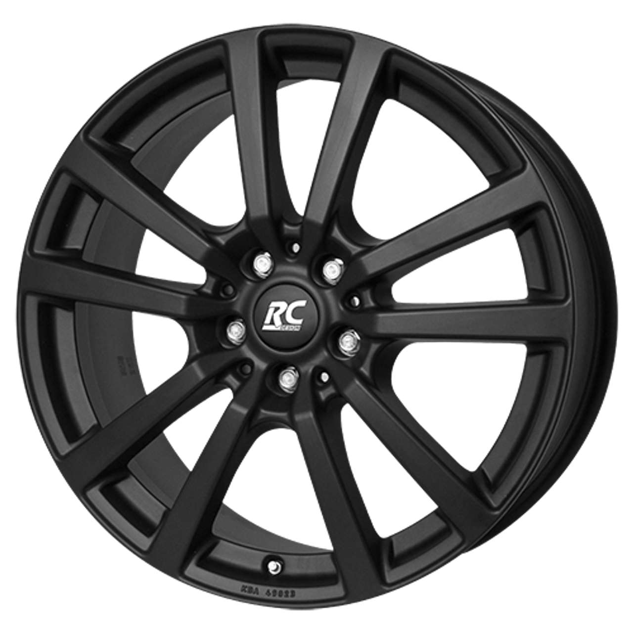 Bild von RC-DESIGN RC25 schwarz klar matt (skm) 7.5Jx17 5x112 ET56