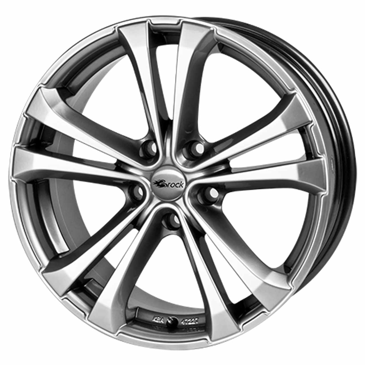Bild von RC DESIGN RC17 CHROME SILVER 5X108 ET38 HB72.6 ALLOYWHEEL 8X19