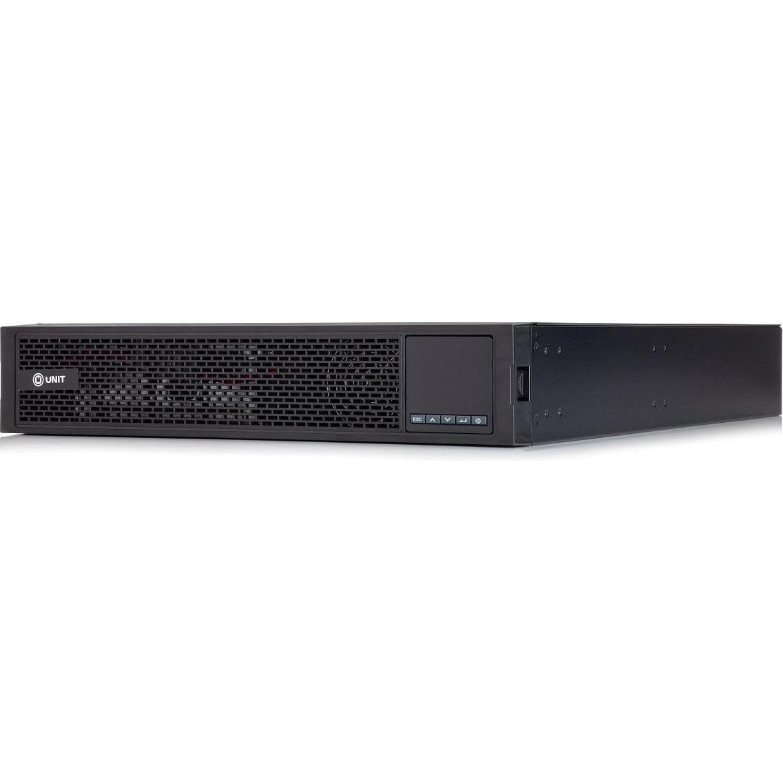 Bild von Unit USV ONL  1000VA Black 1000 Rack/Tower G2 (1000 VA, 1000 W, Online-Doppelwandler USV), USV