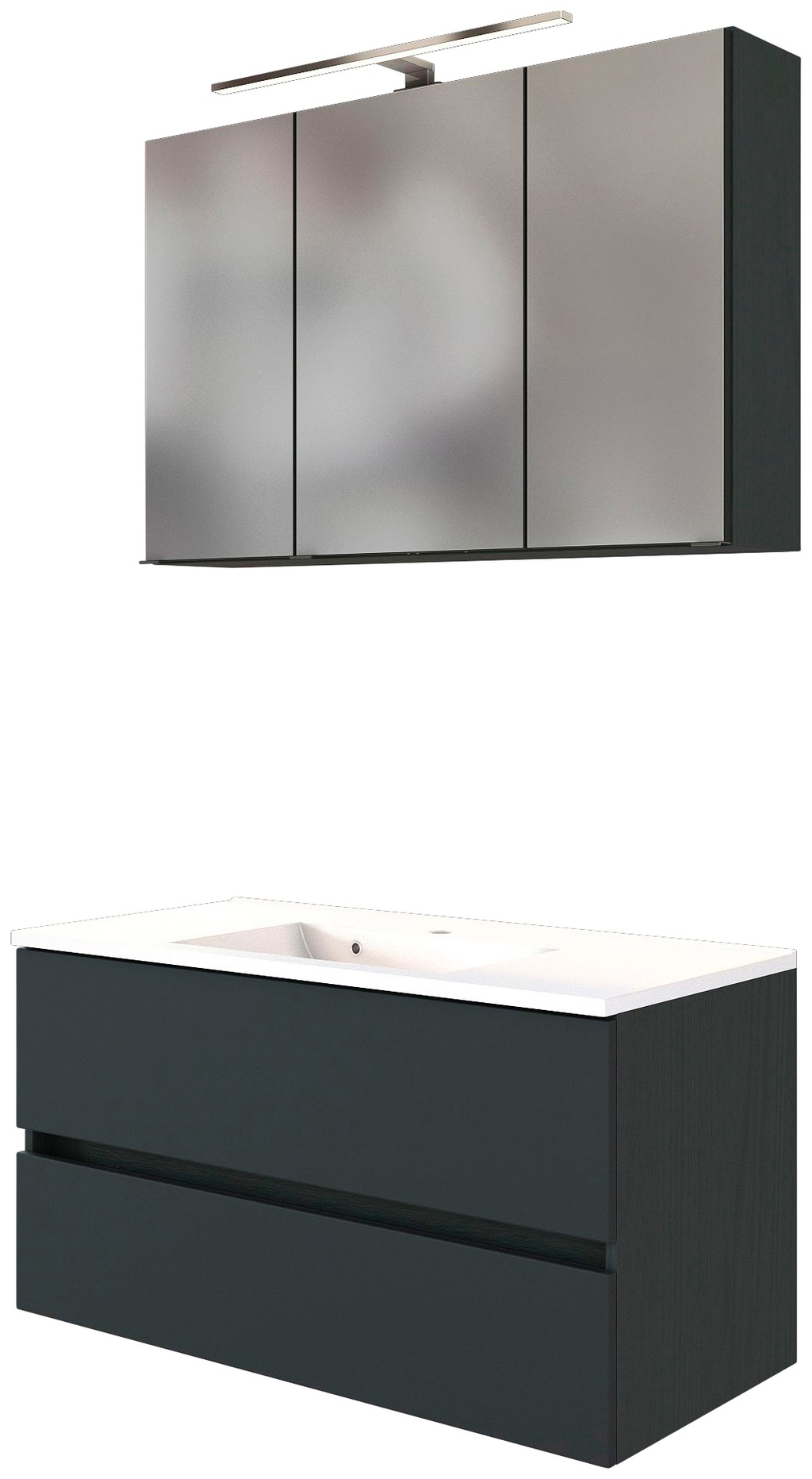 Bild von welltime Badmöbel-Set "Baabe", (Set, 2 St.), Breite 100 cm, Softclose-Funktion