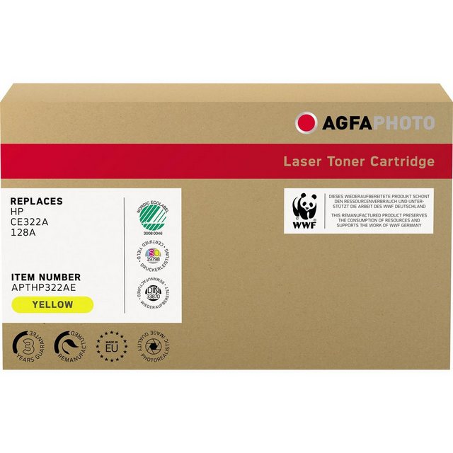 Bild von AgfaPhoto - Gelb - kompatibel - Tonerpatrone - für HP Color LaserJet Pro CP1525n, CP1525nw, LaserJet Pro CM1415fn, CM1415fnw