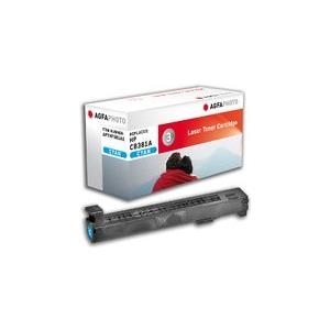 Bild von AgfaPhoto - Cyan - Tonerpatrone (entspricht: HP 824A) - für HP Color LaserJet CM6030, CM6040, CP6015 (CB381A, APTHP381AE)
