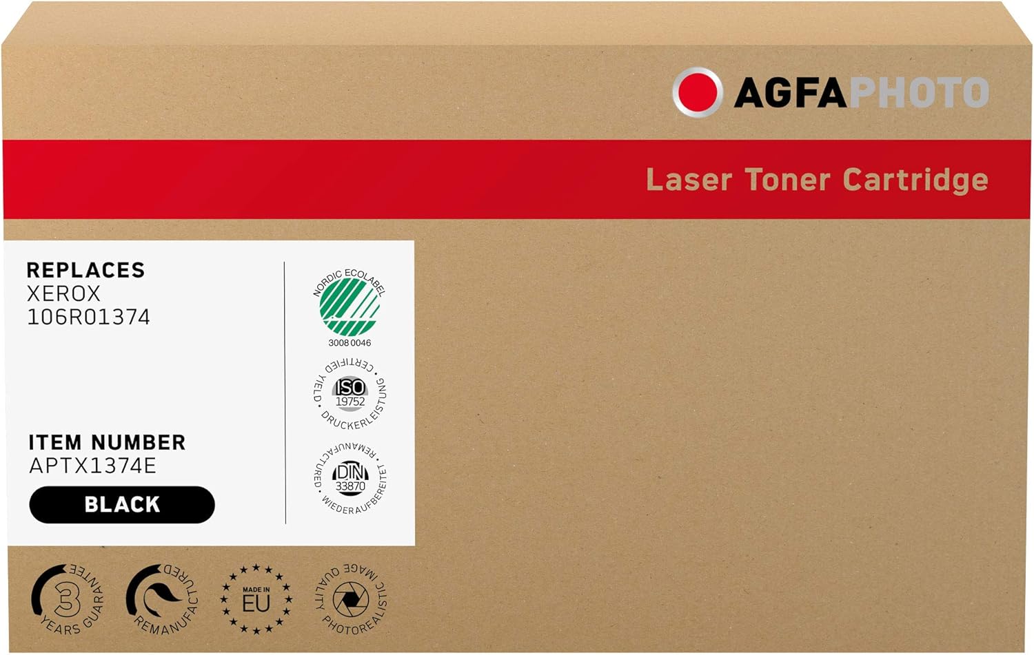 Bild von AgfaPhoto APTX1374E Toner für Xerox PH3250, 5000 Seiten, schwarz