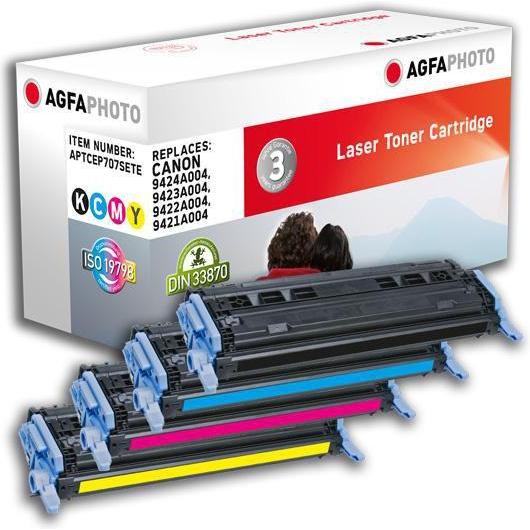 Bild von AGFAPHOTO Toner K/C/M/Y (M, BK, Y, C), Toner