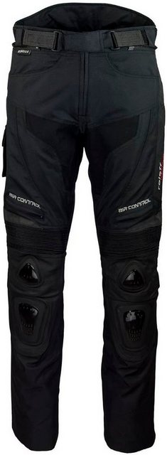 Bild von Roleff Racewear Motorradhose Textil/Mesh und Leder, Schwarz, Größe L