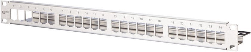 Bild von Metz Connect METZ CONNECT 130921-00-E 1U 24-Port Zubehör Netzwerk, Server Zubehör, Grau