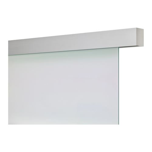 Bild von Schienen-Set Smartline Aluminium Silber Optik für Glas 1-flg. 2000 mm