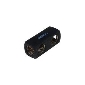 Bild von Alphacool HF Anschlussterminal 5-Fach G1/4 IG Deep Black, Wasserkühlung Komponenten Zubehör, Schwarz