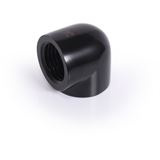Bild von Alphacool Eiszapfen Adapter 90 Grad G1/4 Zoll IG auf G1/4 Zoll IG, Wasserkühlung Komponenten Zubehör, Schwarz