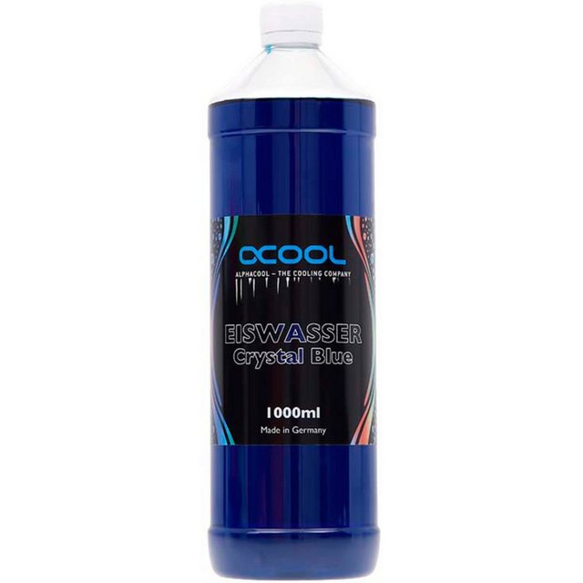 Bild von Alphacool Eiswasser Crystal Blue UV (1000 ml, Fertiggemisch), Wasserkühlung Wasserzusatz, Blau