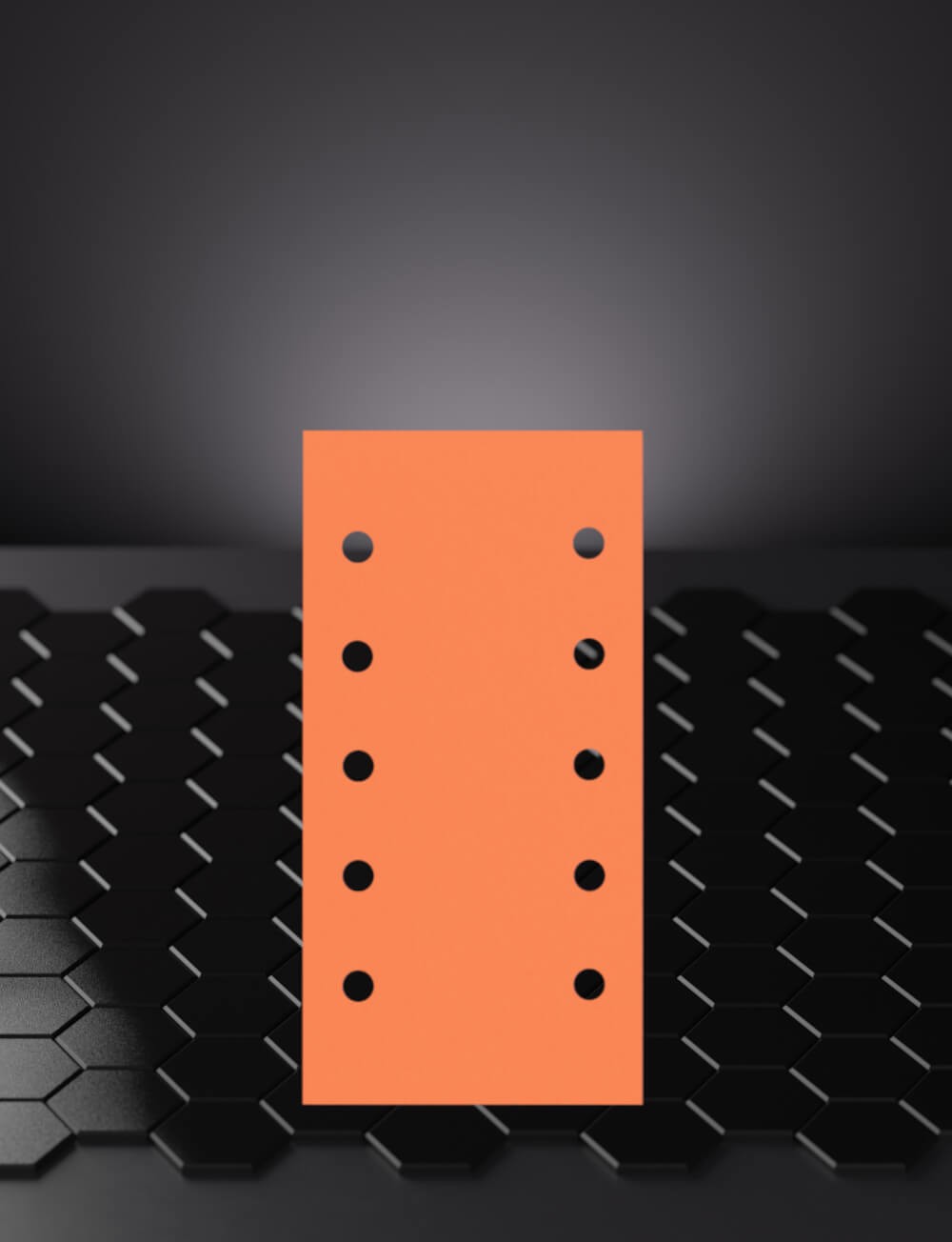 Bild von 4CR 3354 115x230 mm 10-Loch ORANGE CUT P320 Schleifscheibe, Winkelschleifer  3354.1320