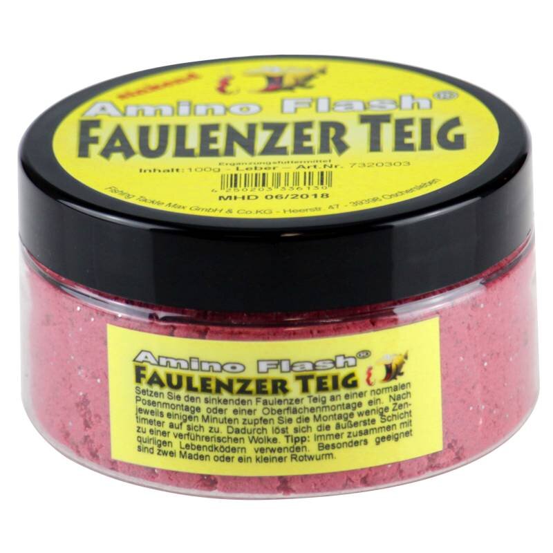 Bild von FTMAX Amino Flash Faulenzerteig Glitter 100g Leber (43,00 € pro 1 kg)