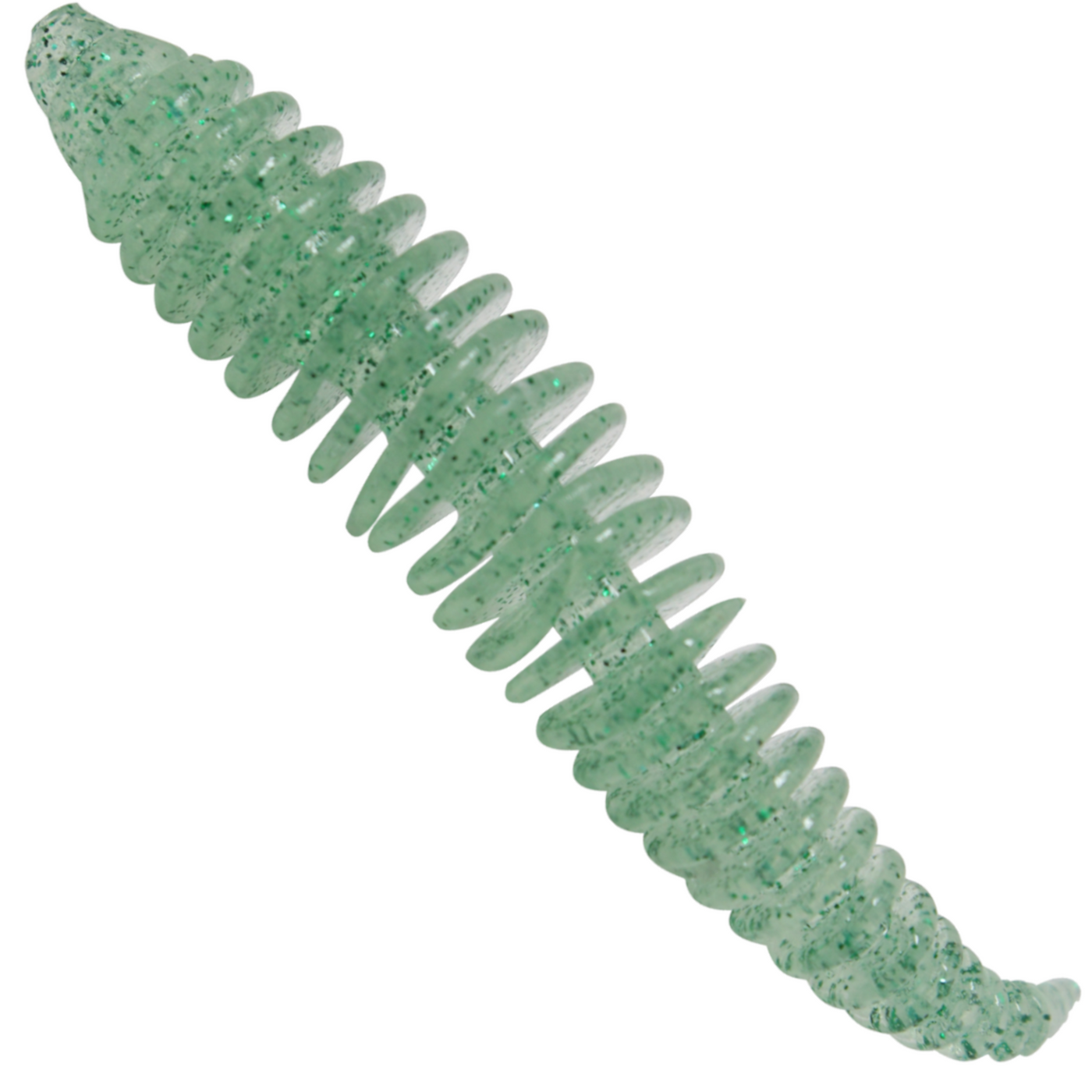 Bild von FTM 5 Softbaits zum Angeln auf Forellen 7,0cm Omura Baits Hero Sparkle, Farbe/Aroma:Grün/Käse