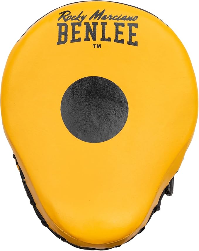 Bild von BENLEE Handpratzen aus Leder (1 Paar) Jersey Joe Black/Yellow one Size