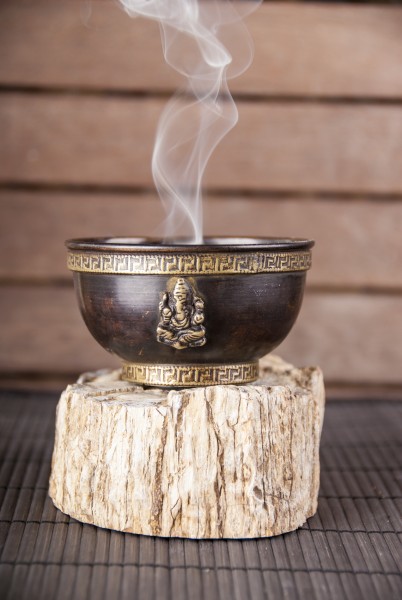 Bild von Ganesha Räucherschaleaus Kupfer