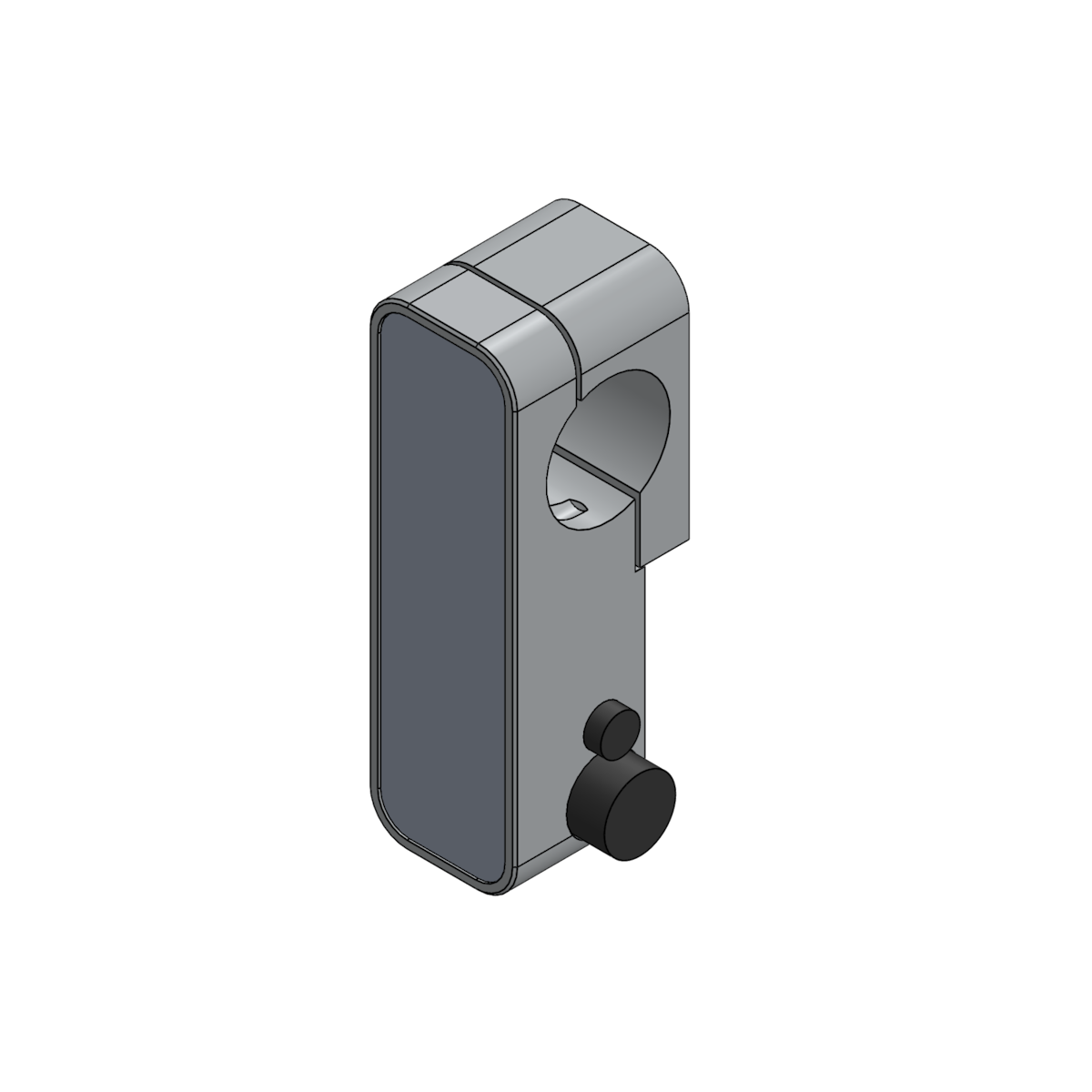 Bild von Griffwerk R8 Rollwagenstopper für Glastür L