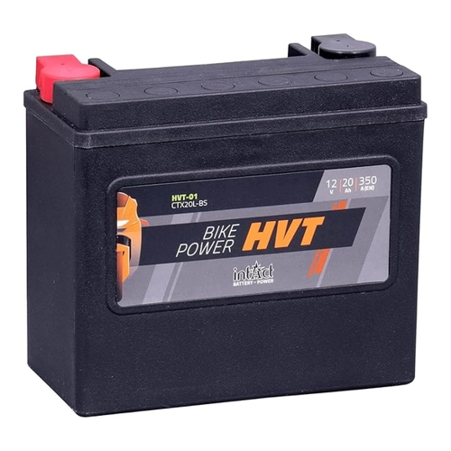 Bild von Intact Bike-Power HVT Motorradbatterie HVT-01 20Ah (DIN 82000) YTX20L-BS 65989-97A