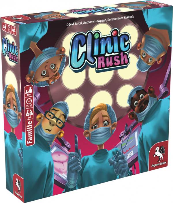 Bild von Pegasus Spiele Clinic Rush Brettspiel