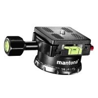 Bild von mantona Panoramakopf 360° (Panoramakopf), Stativkopf, Schwarz