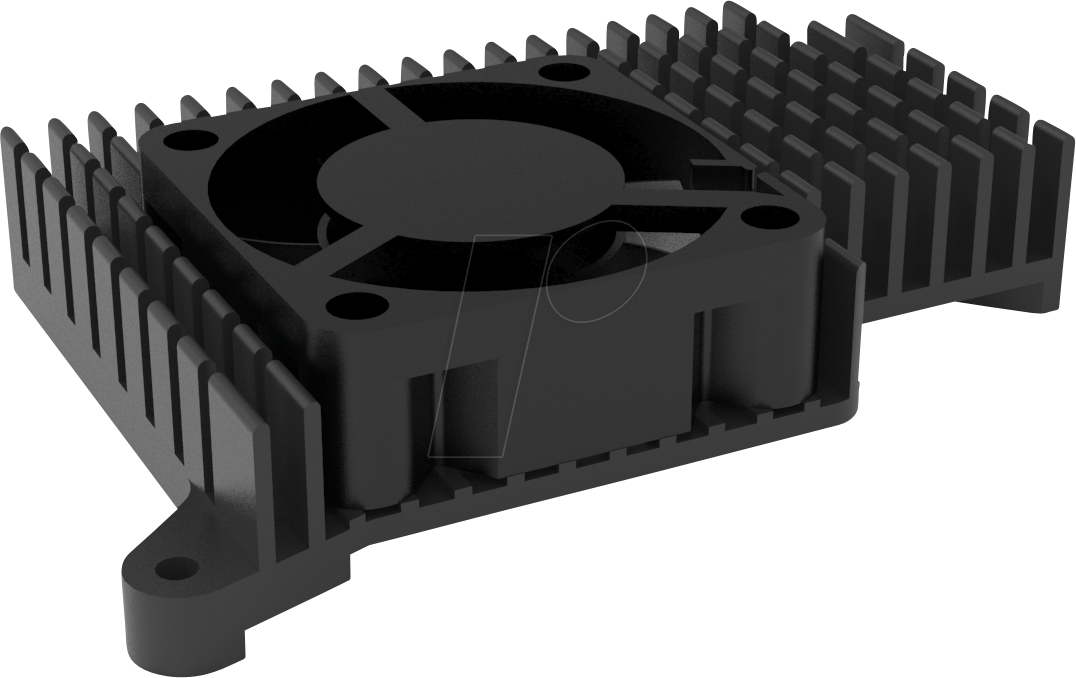 Bild von JOY-IT Aluminiumkühlkörper mit integriertem Lüfter, RB-heatsink5, für Raspberry Pi 5