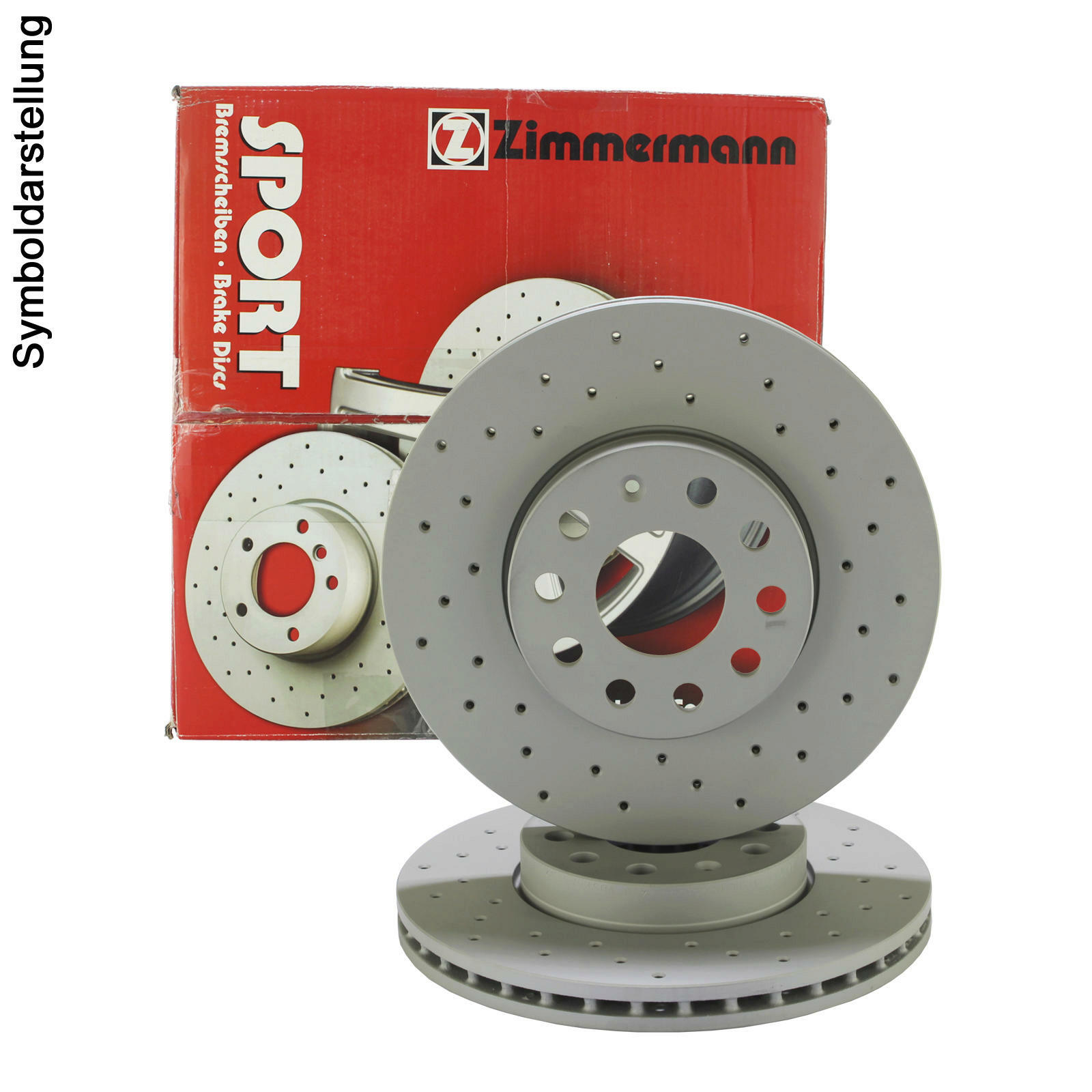 Bild von ZIMMERMANN SPORT COAT Z 250.1365.52 Bremsscheibe Bremsscheiben, Scheibenbremsen 300 28 5/5 5 108 innenbelüftet, gelocht beschichtet hochgekohlt