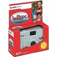 Bild von AGFAPHOTO LeBox (Farbfilm), Einwegkamera, Silber, Rot