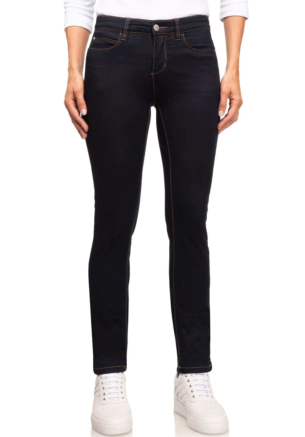 Bild von wonderjeans Slim-fit-Jeans, Klassischer gerader Schnitt