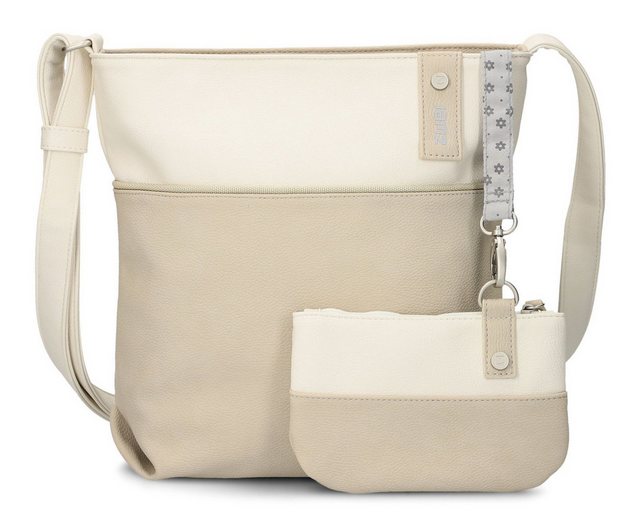 Bild von zwei Jana J10 - Schultertasche 29 cm (nubuk-linen)